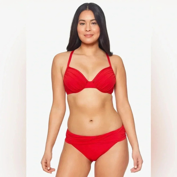 BLEU ROD BEATTIE Behind The Seams Underwire Bikini Top and Bikini Bottom - Picture 1 of 11